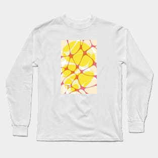 Water - Abstract Organic Shapes with Earthy Texture Long Sleeve T-Shirt